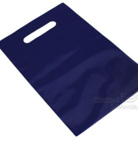 Taška LDPE 20*30 cm, 55my, MODRÁ, balení 50 ks