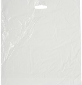 Taška LDPE 55*60+5 cm průhmat BÍLÁ