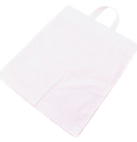 Taška LDPE 38*46+4 cm s uchem BÍLÁ
