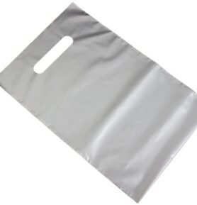 Taška LDPE 20*30 cm, 55my, STŘÍBRNÁ, balení 50 ks