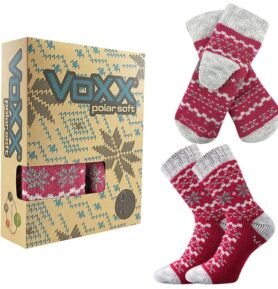 Ponožky VoXX TRONDELAG set magenta 39-42 (26-28)