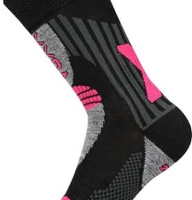 Teplé ponožky VoXX VISION černá-magenta 35-38 (23-25)