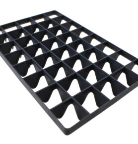 Vkladová příčka pro sklenice do přepravky, 40 otvorů 6,7x 6,7 cm spodní