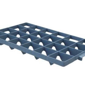 Vkladová příčka pro sklenice do přepravky, 24 otvorů 9 x 8,6 cm horní