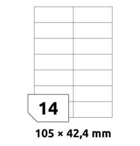 Rayfilm 105x42,4 mm 100 archů R0ECO.0911A