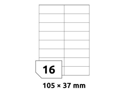 Rayfilm R0100.0907A samolepící 105x35mm bílé 100 listů