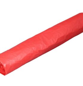 Odpadkové pytle HDPE, 50*60 cm, role 25 ks, červené