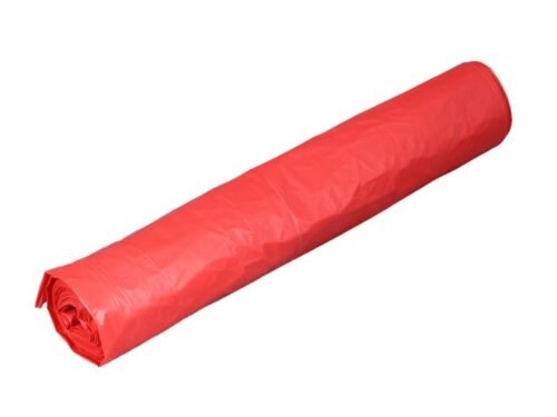 Odpadkové pytle HDPE, 50*60 cm, role 25 ks, červené