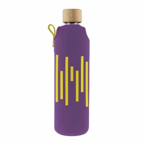 Drink it Skleněná láhev s neoprénovým obalem Xylofonka 300ml