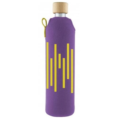 Drink it Skleněná láhev s neoprénovým obalem Xylofonka 500ml