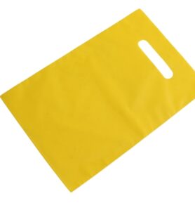 Taška LDPE 20*30 cm, 55my, ŽLUTÁ, balení 50 ks