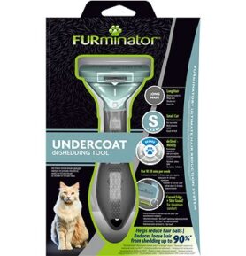 FURminator hrablo na dlouhou srst kočka S