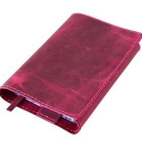 Obal A6 variabilní Zápisník Pull Up Růžový