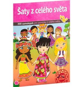 Šaty z celého světa: Kniha samolepek