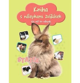 Kniha s nálepkami zvířátek Statek: více než 100 nálepek