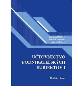 Účtovníctvo podnikateľských subjektov I.