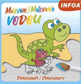 Malování/Maľovanie vodou Dinosauři/Dinosaury