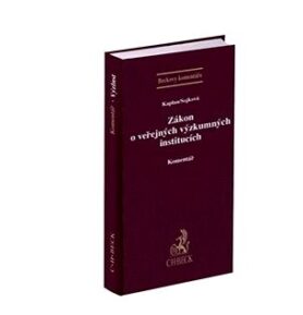 Zákon o veřejných výzkumných institucích Komentář
