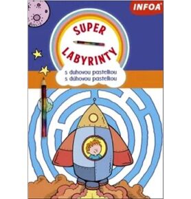 Super Labyrinty s duhovou pastelkou/s dúhovou pastelkou