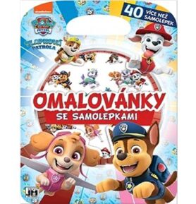 Omalovánky se samolepkami Tlapková patrola