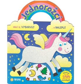 Jednorožci Hraj si, vybarvuj a nalep