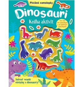 Dinosauři Kniha aktivit: Dotvoř veselé obrázky s dinosaury!