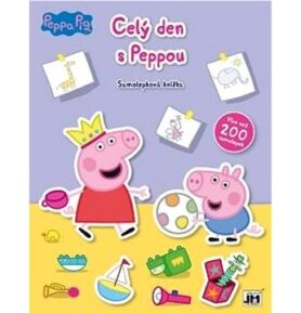 Samolepková knížka Celý den s Peppou