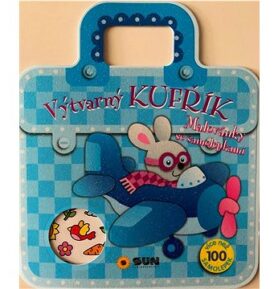 Výtvarný kufřík Malovánky se samolepkami