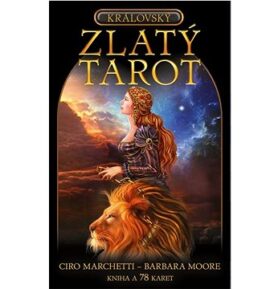 Královský Zlatý tarot: Kniha a 78 karet