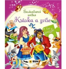 Skládačková knížka Kráska a zvíře