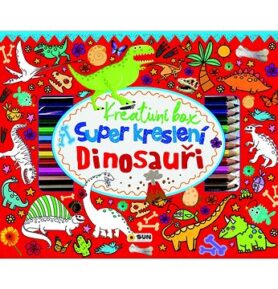 Kreativní box Super kreslení Dinosauři
