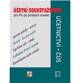 Účetní souvztažnosti pro PÚ 2022