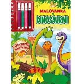 Maľovanka s dinosaurmi