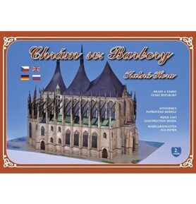 Chrám sv. Barbory Kutná Hora: Stavebnice papírového modelu