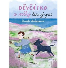 Děvčátko a velký černý pes