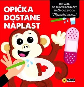 Opička dostane náplast: Odhalte co skrývají obrázky. Stačí pouze voda!