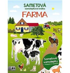 Sametová samolepková knížka Farma