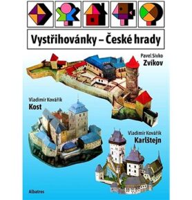 Vystřihovánky České hrady: Karlštejn, Kost, Zvíkov