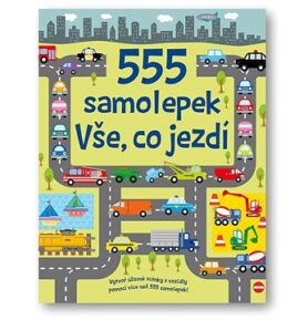555 samolepek Vše, co jezdí