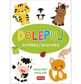 Dolepuj zvířátka/zvieratká zelený sešit/zelený zošit