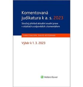 Komentovaná judikatura k a. s. 2023: Stručný přehled aktuální soudní praxe v otázkách a odpovědích s