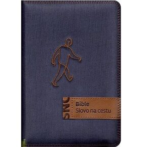 Bible Slovo na cestu s poznámkami: modré džínové plátno