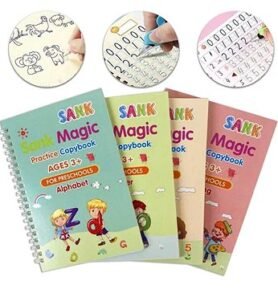 Pracovní sešity na učení psaní a kreslení – Sank Magic