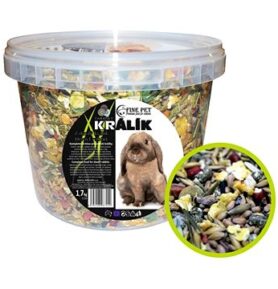 Fine Pet Zakrslý Králík Premium vědro 1,7 kg