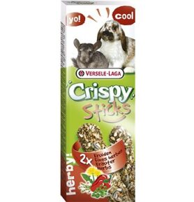 Versele Laga Crispy Sticks Herbs králík a činčila 110 g