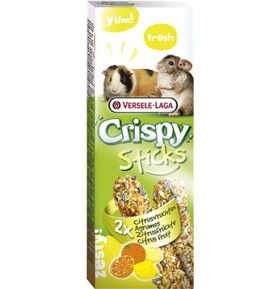 Versele Laga Crispy Sticks Citrus fruit morče a činčila 110 g