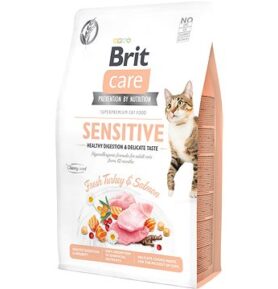 Brit Care Cat Grain-Free Sensitive Healthy Digestion & Delicate Taste, 2 kg
