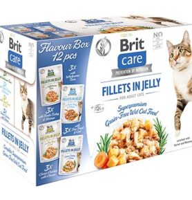Brit Care Cat Flavour box Fillet in Jelly 12 × 85 g