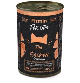 Fitmin for Life Lososová konzerva pro kastrované kočky 400 g