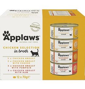 Applaws konzerva Multipack Kuřecí výběr 12 × 70 g